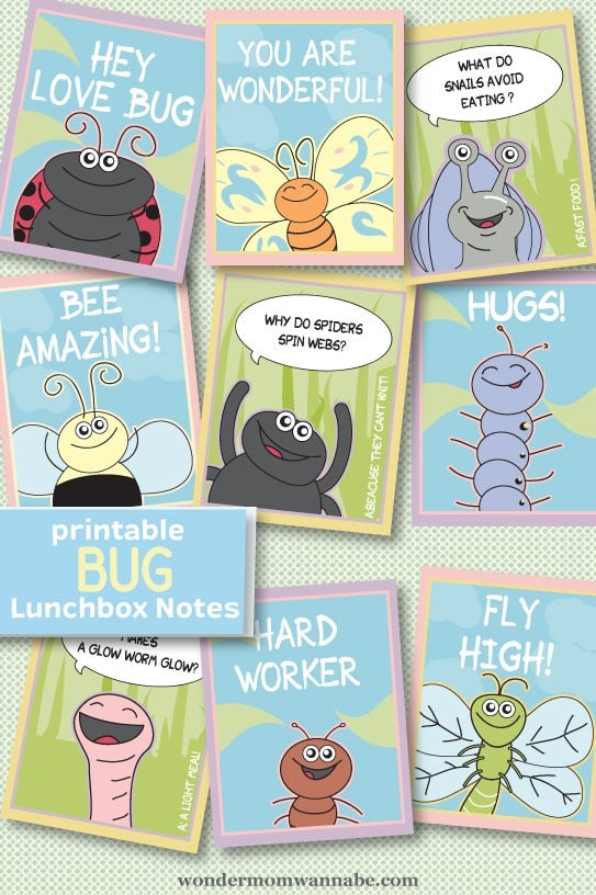 A set of VIP Vault Lunch Notes: Cute Critters lunchboxes.