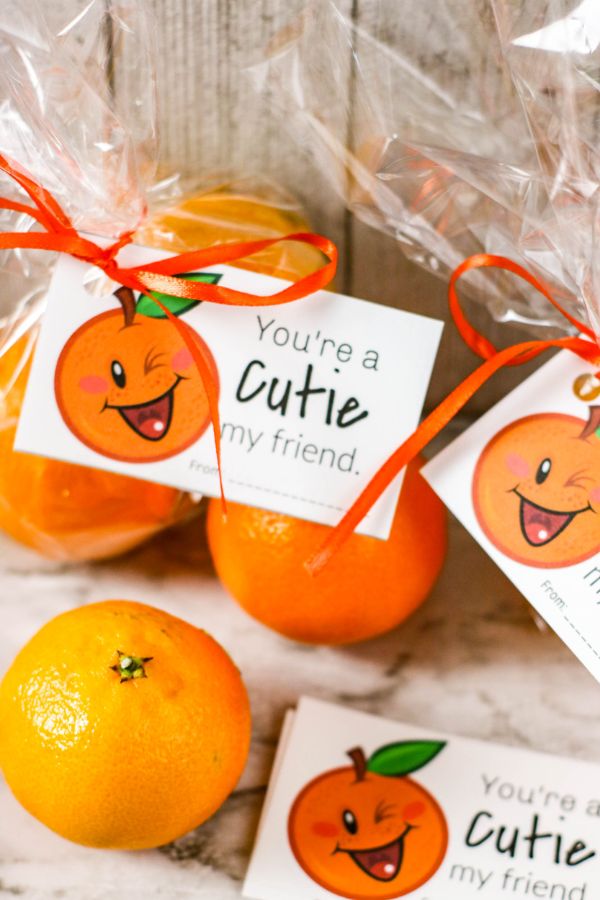 You’re a Cutie Valentine Treat Bag with Free Printable Tag