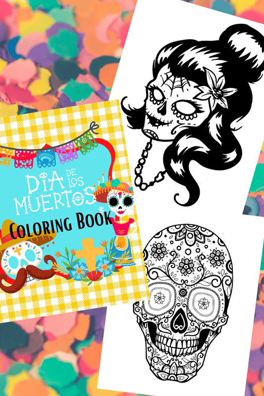 Dia De Los Muertos Coloring Book