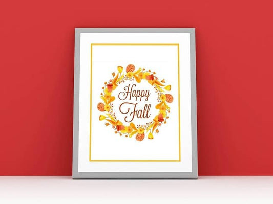 Happy Fall Printable Sign