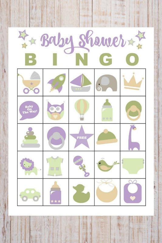 Baby Shower Bingo