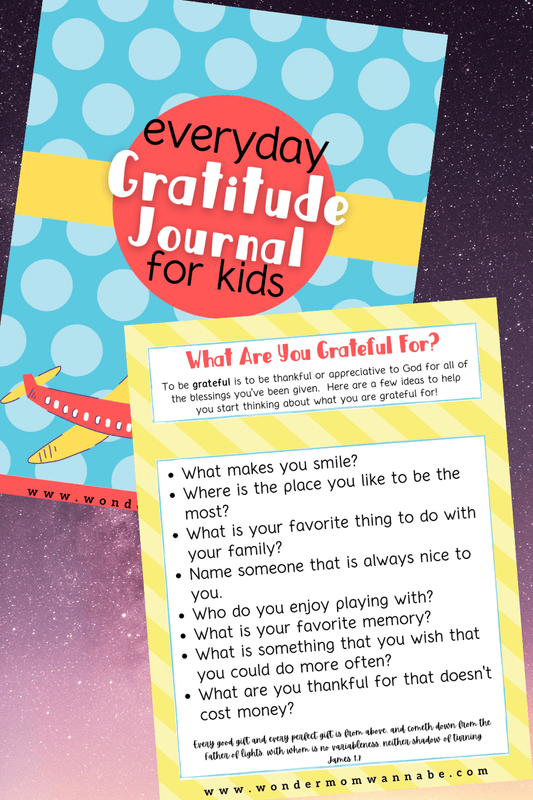 Every day VIP Vault gratitude journal for kids.