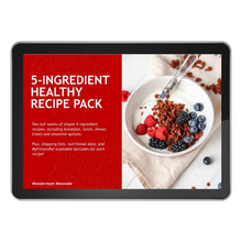 Load image into Gallery viewer, 5-Ingredient Healthy Recipes Digital Cookbook
