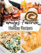 Load image into Gallery viewer, Wondermom Wannabe&#39;s Family&#39;s Favorite Holiday Recipes Digital Cookbook.
