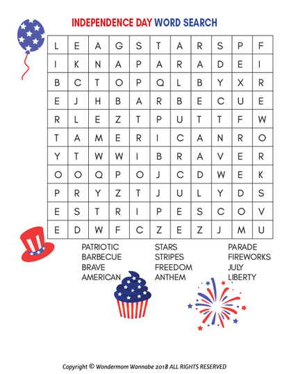 Independence Day Activity Kit for Kids