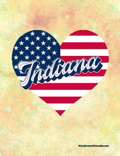Indiana Travel Guide and Activity Kit for Kids