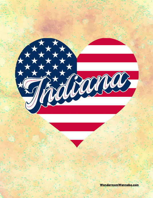 Indiana Travel Guide and Activity Kit for Kids