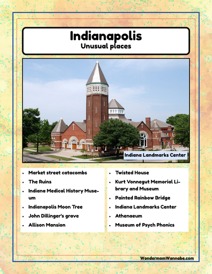 Indiana Travel Guide and Activity Kit for Kids