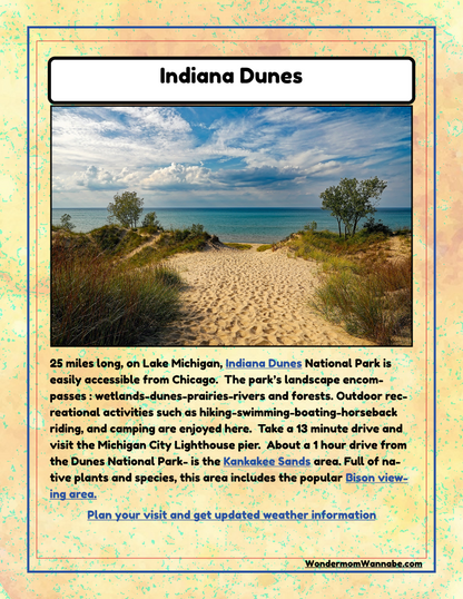 Indiana Travel Guide and Activity Kit for Kids
