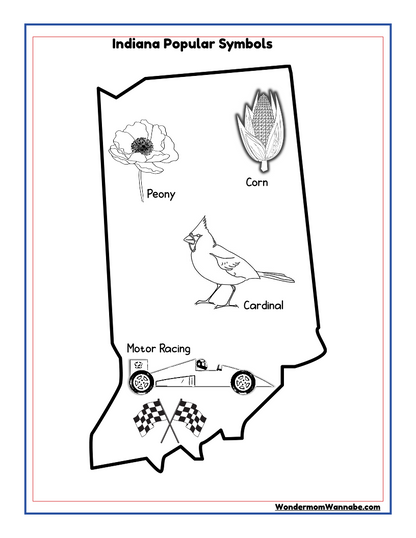 Indiana Travel Guide and Activity Kit for Kids