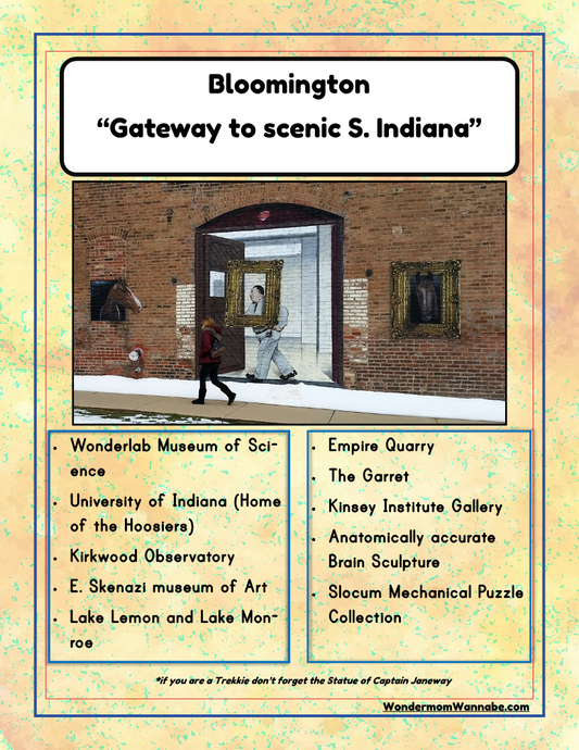 Indiana Travel Guide and Activity Kit for Kids