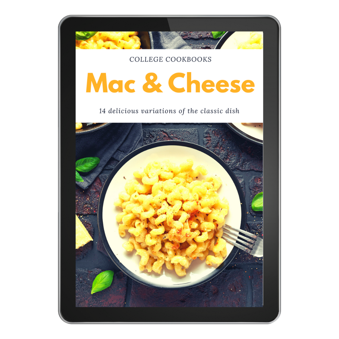 Wondermom Shop College Cookbook Bundle iPad cover.