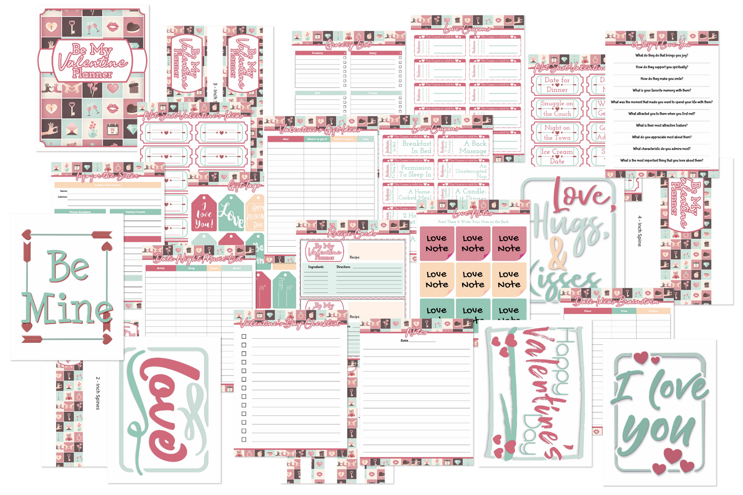 Are you looking for a customizable and organized Be My Valentine Planner by Wondermom Shop? Look no further! Our Be My Valentine Planner by Wondermom Shop is the perfect tool to help you plan and organize your special day. From romantic dinner ideas...