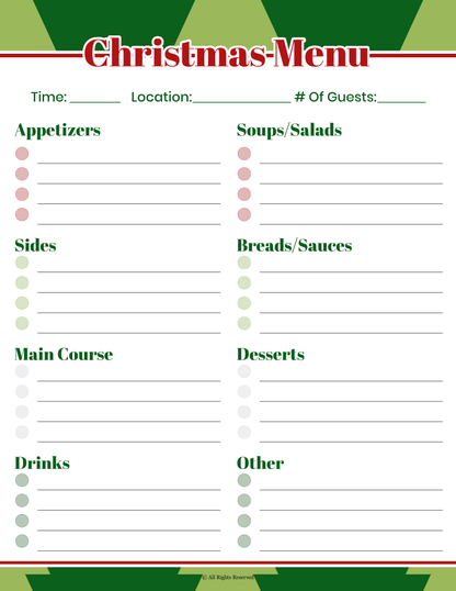 My Christmas Planner