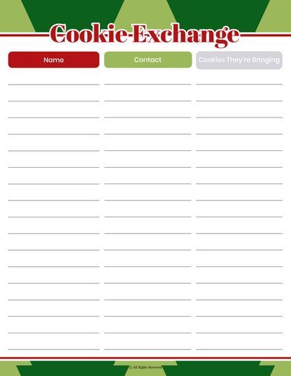 My Christmas Planner
