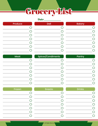 My Christmas Planner