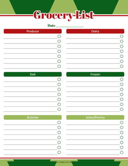 My Christmas Planner