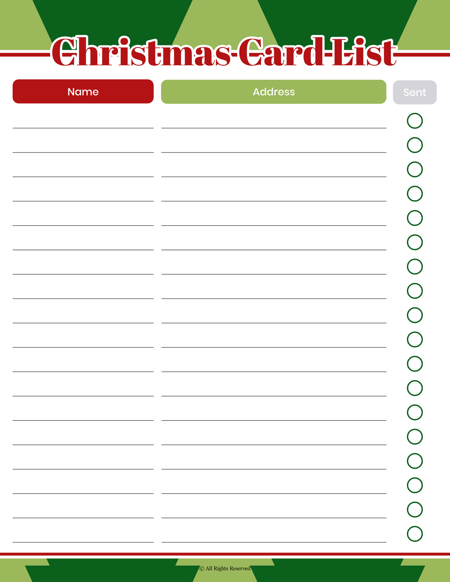 My Christmas Planner