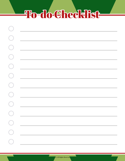 My Christmas Planner