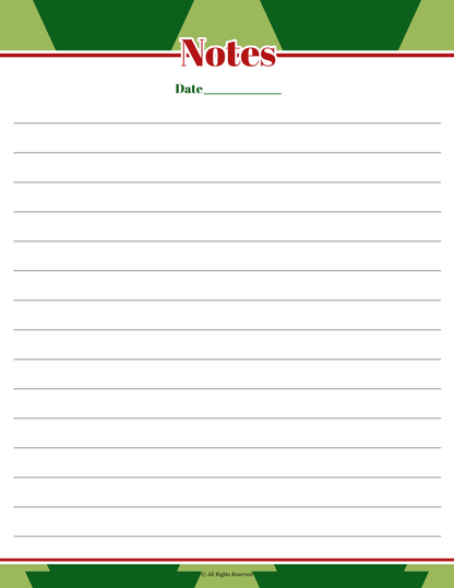 My Christmas Planner