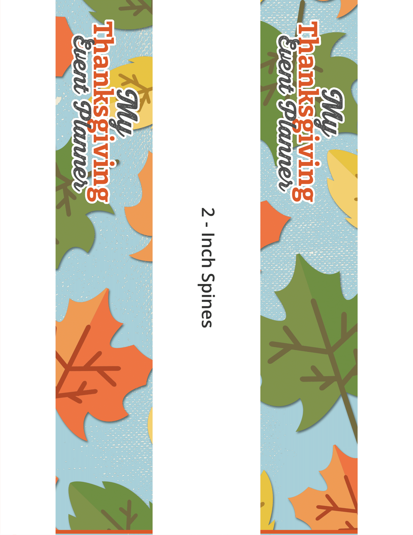 Printable Wondermom Shop Thanksgiving banners for your Thanksgiving Planner.