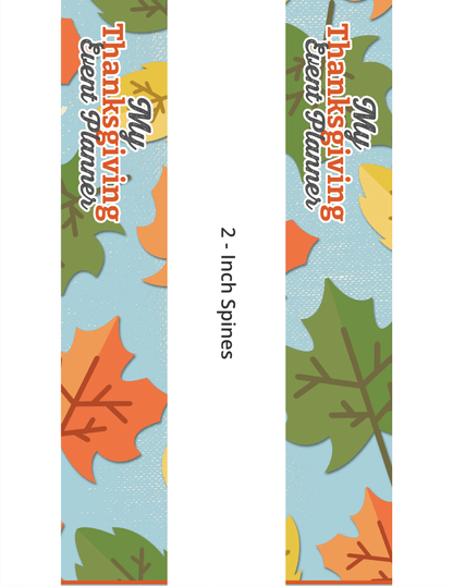 Printable Wondermom Shop Thanksgiving banners for your Thanksgiving Planner.