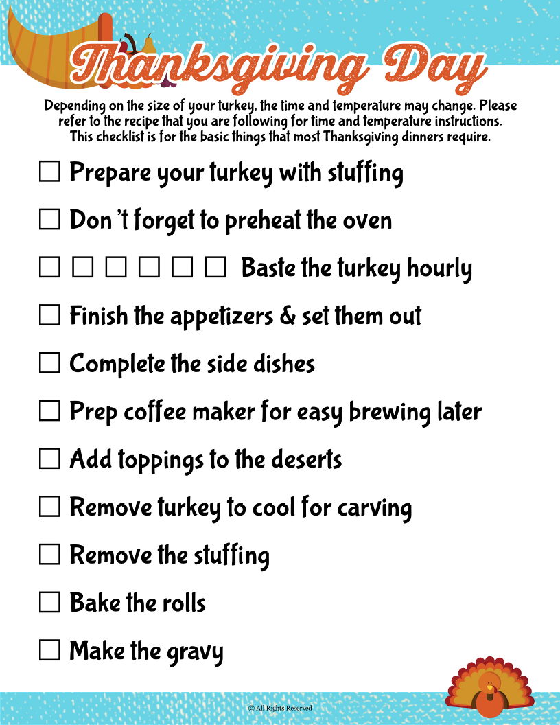 Printable Wondermom Shop Thanksgiving Planner for kids.