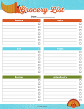 Load image into Gallery viewer, Printable Wondermom Shop Thanksgiving Planner.
