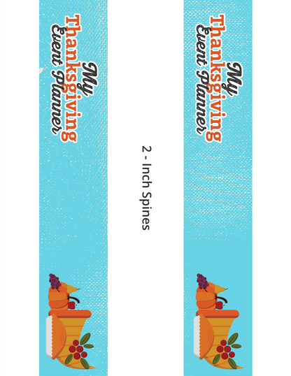 Printable Thanksgiving bookmarks featuring a turkey and a pumpkin, perfect for your Thanksgiving Planner from Wondermom Shop.
