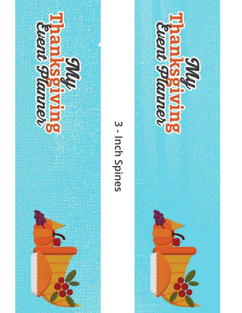 A printable set of Thanksgiving Planner bookmarks featuring an image of a turkey by Wondermom Shop.