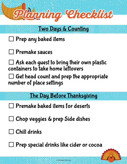 Wondermom Shop Thanksgiving Planner