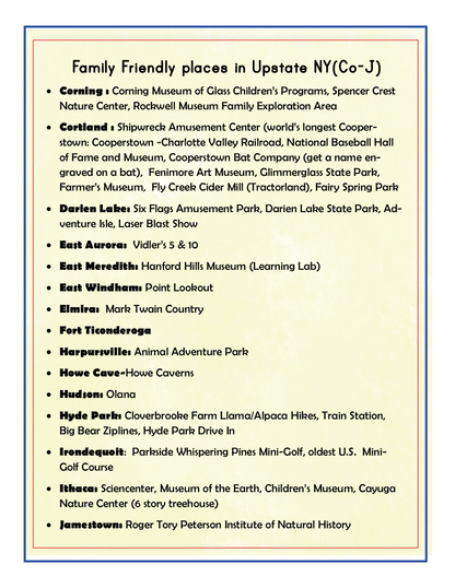 Discover family-friendly destinations in Upstate New York with the **Upstate New York Travel Guide and Activity Kit for Kids** from **Wondermom Shop**. Uncover museums, amusement parks, nature centers, and historical sites in towns like Corning, Rochester, Syracuse, Ithaca, and more. Perfect for your next adventure!