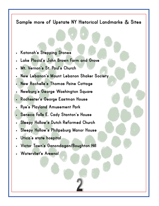 Upstate New York Travel Guide and Activity Kit for Kids