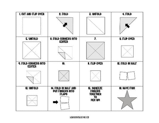 Back to School Chatterbox Game