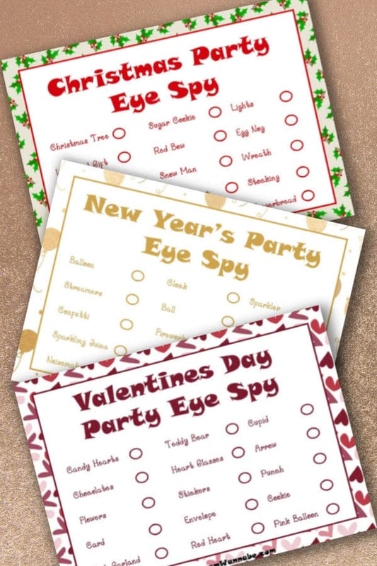 Printable Winter I Spy games by VIP Vault.