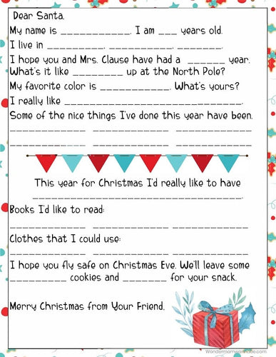 A VIP Vault Letter to Santa for kids to send to their friends.