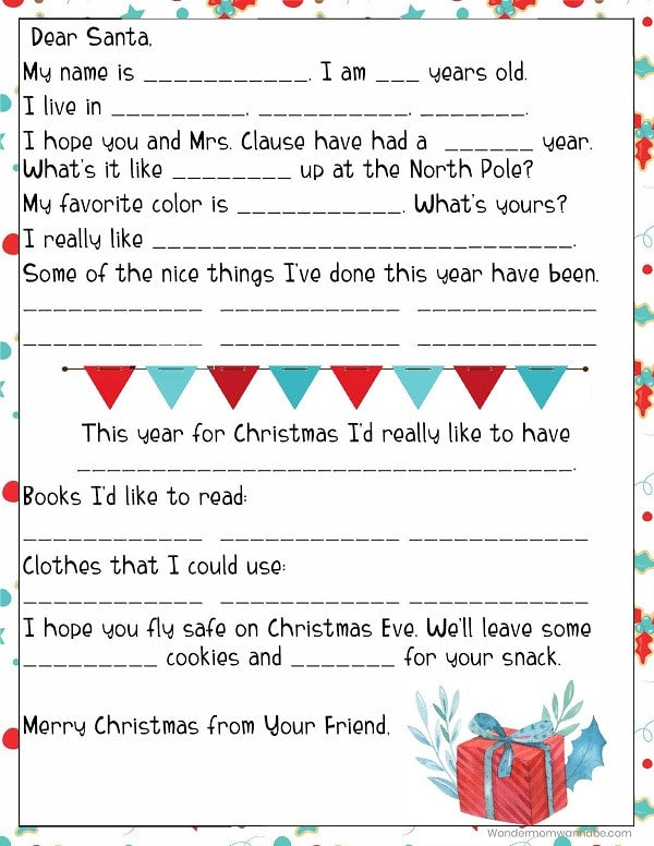 A VIP Vault Letter to Santa for kids to send to their friends.