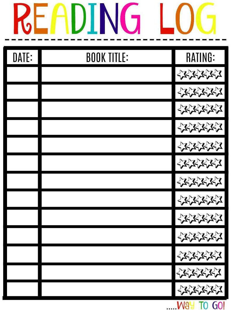 Introducing the VIP Vault Reading Log for Kids, a digital reading log template designed to motivate kids with a printable reading log.