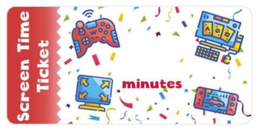 A VIP Vault printable white background featuring confetti and a video game controller.