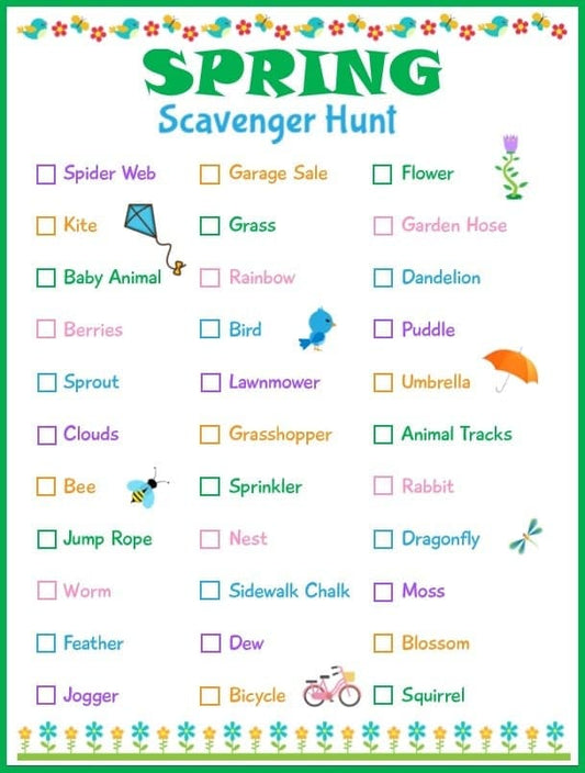 Spring Scavenger Hunt