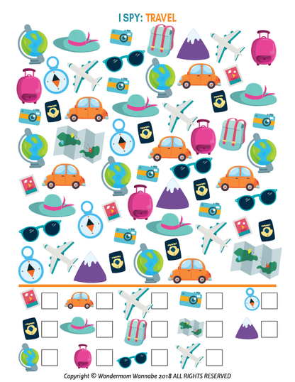 Travel Activity Kit for Kids