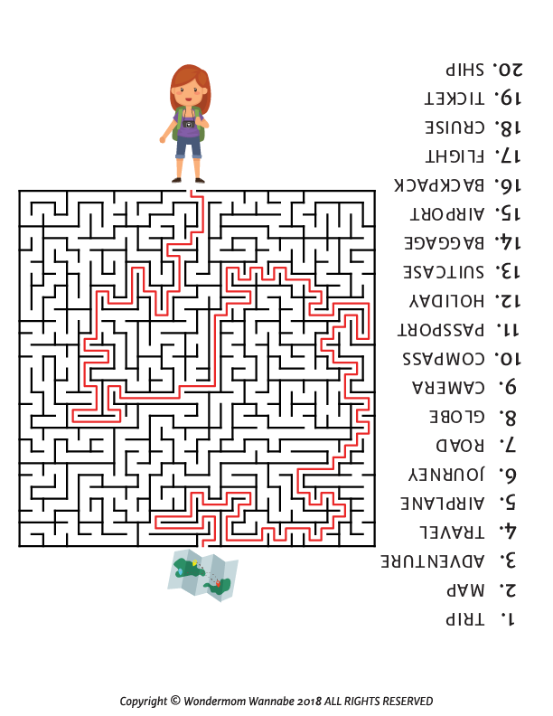 Travel Activity Kit for Kids