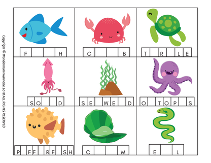 Under the Sea Activity Kit for Kids