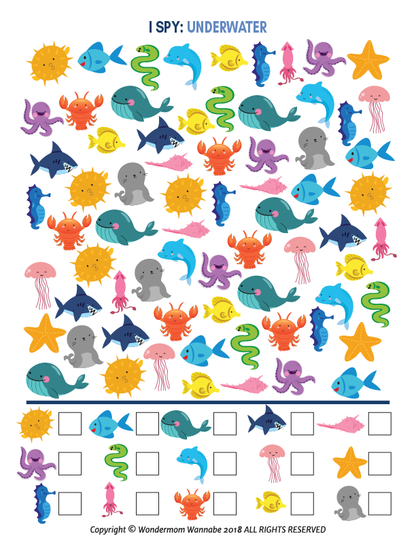 Under the Sea Activity Kit for Kids