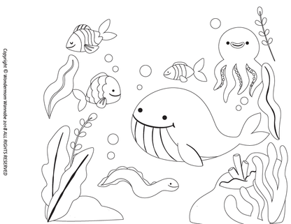 Under the Sea Activity Kit for Kids