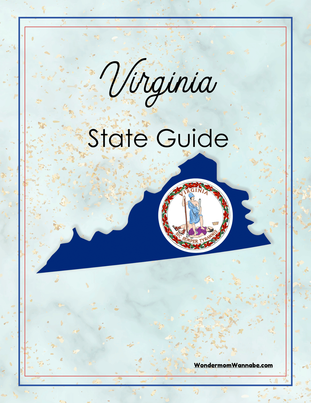 Virginia Travel Guide and Activity Kit for Kids