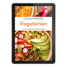 Load image into Gallery viewer, Vegetarian College Cookbook
