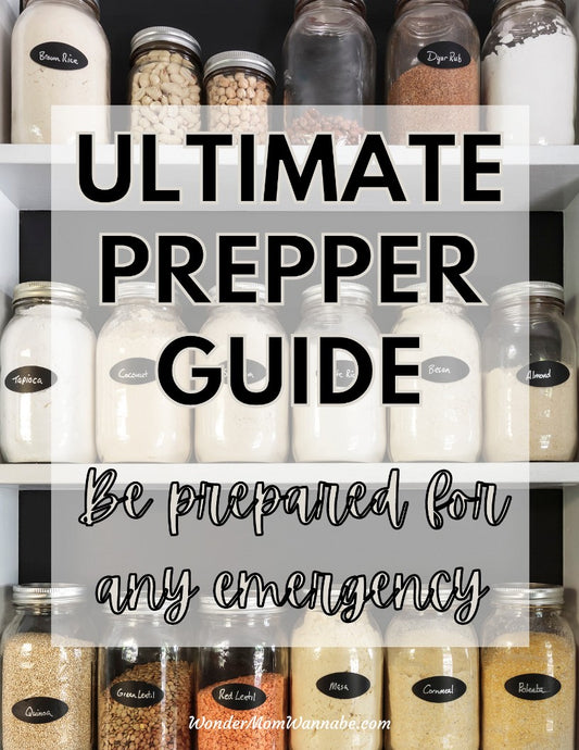 The Wondermom Shop Ultimate Prepper Guide for emergencies, now available in a printable format.