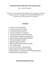 Load image into Gallery viewer, A printable Ultimate Prepper Guide from Wondermom Shop with wonderful things to be prepared for during emergencies.
