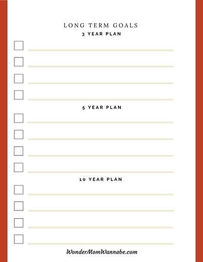 A printable Ultimate Prepper Guide from Wondermom Shop for long term goals and a 3-year plan to prepare for emergencies.